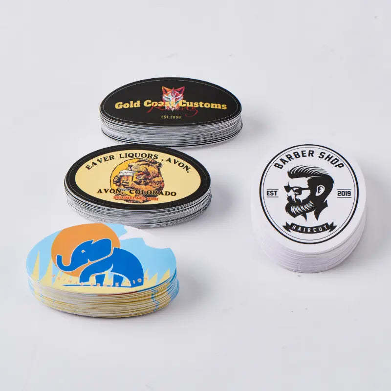 Oval Stickers - RACETOP