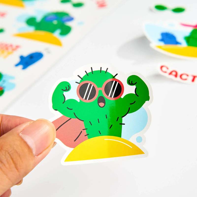 Packaged Sticker Sheets-SPU RacetopPrint