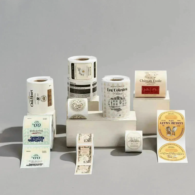 Custom Clear Roll Labels RacetopPrint