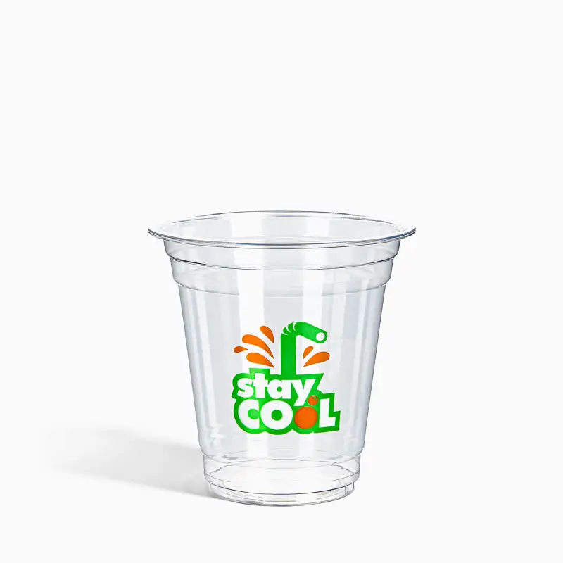 12 oz / 100 / 1 Color / Flat Lids