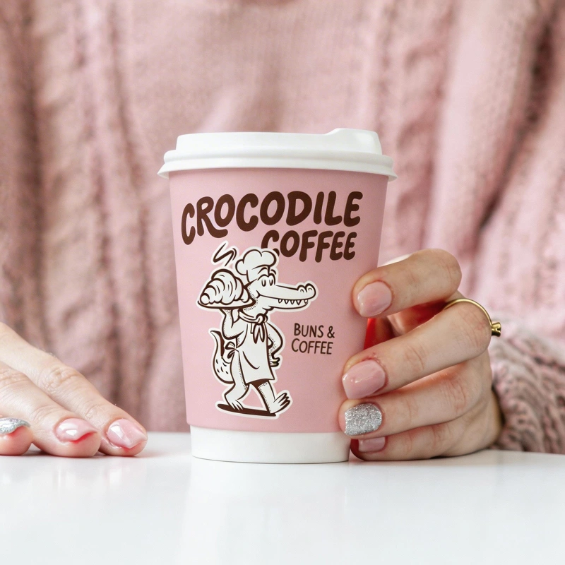 12 oz Double Wall Paper Cup Wholesale - Custom Printed Paper Cups for ...