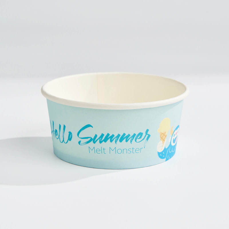 12 oz Custom Recyclable Ice Cream & Yogurt Cups