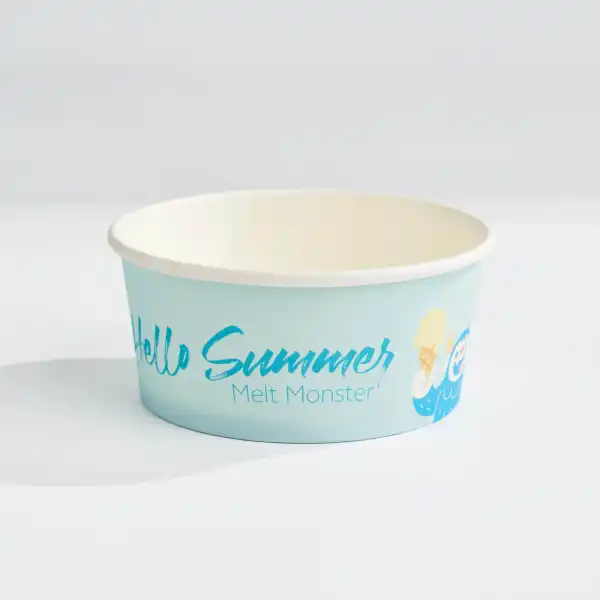 12 oz Custom Recyclable Ice Cream & Yogurt Cups