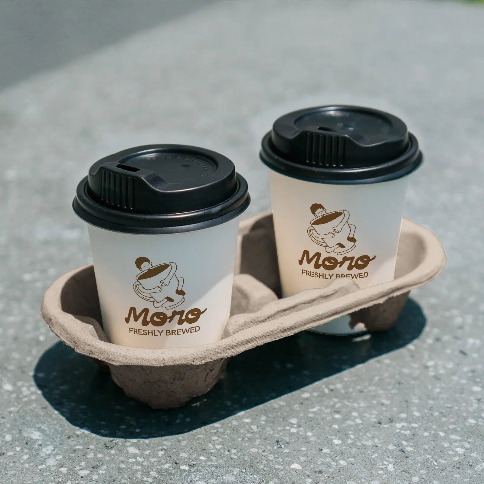 Cowea Raxe Cups 12 oz Custom Recyclable Paper Cups with Lids | RacetopPrint
