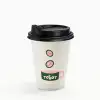 12 oz Custom Recyclable Paper Cups with Lids-SPU RacetopPrint