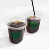 12 oz Custom Recyclable Round Bottom Plastic Cups-SPU RacetopPrint