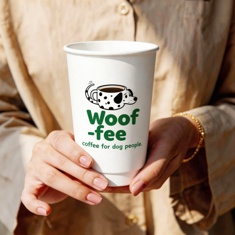 16 oz Custom Recyclable Double Wall Paper Cups