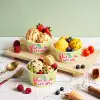 16 oz Custom Recyclable Ice Cream & Yogurt Cups