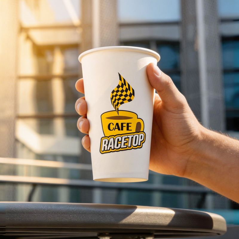 16 oz Custom Recyclable Paper Cups