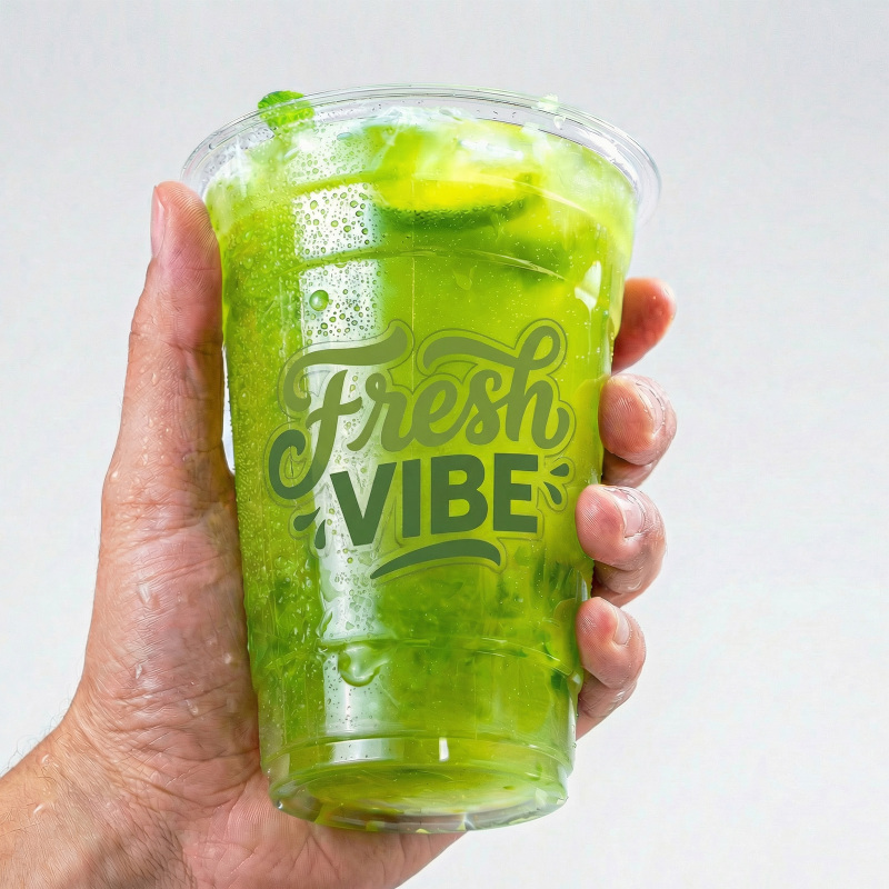 16 oz Custom Recyclable Plastic Cups