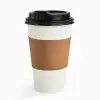 16 oz Blank Recyclable Paper Cups with Lids and Sleeves-SPU RacetopPrint