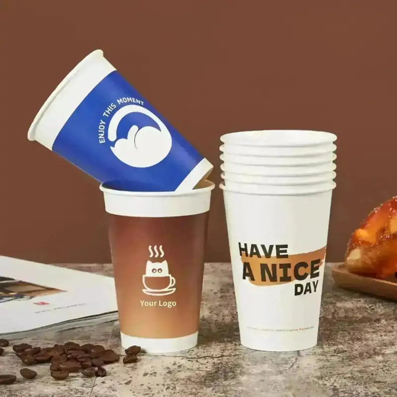 16 oz Custom Recyclable Paper Cups | RacetopPrint