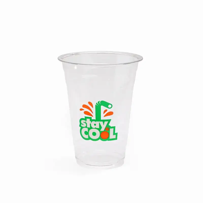 Custom 16 oz Plastic Cups - Recyclable Plastic Cups for Cold Drinks &  Takeaway | RacetopPrint