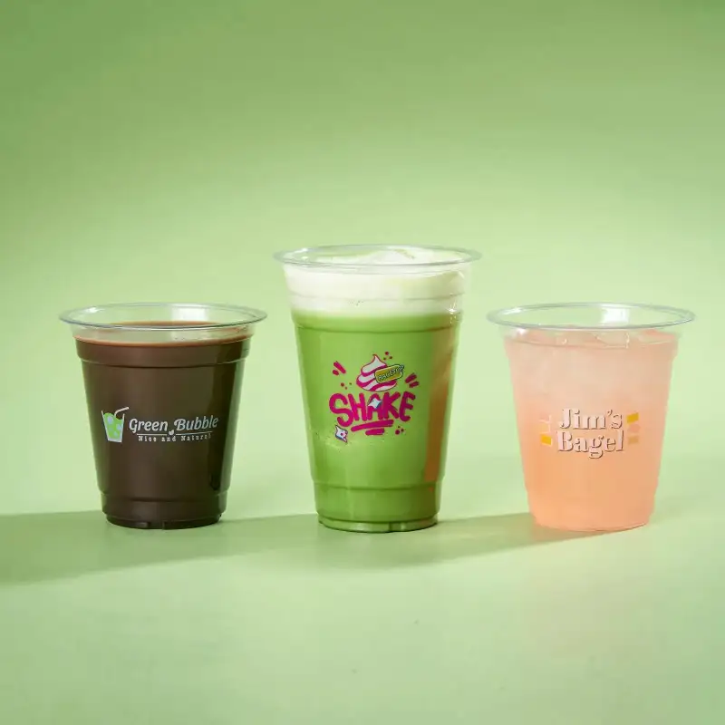 Custom 16 oz Plastic Cups - Recyclable Plastic Cups for Cold Drinks &  Takeaway | RacetopPrint