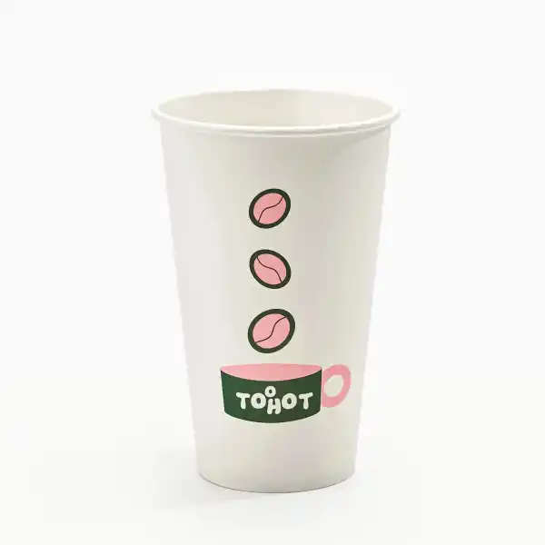 16 oz Custom Recyclable Paper Cups
