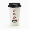 16 oz Custom Recyclable Paper Cups with Lids-SPU RacetopPrint