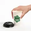 16 oz Custom Recyclable Paper Cups with Lids-SPU RacetopPrint