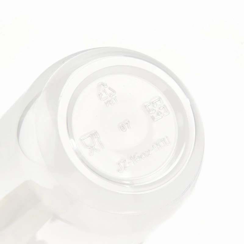 16 oz Custom Recyclable Round Bottom Plastic Cups-SPU RacetopPrint