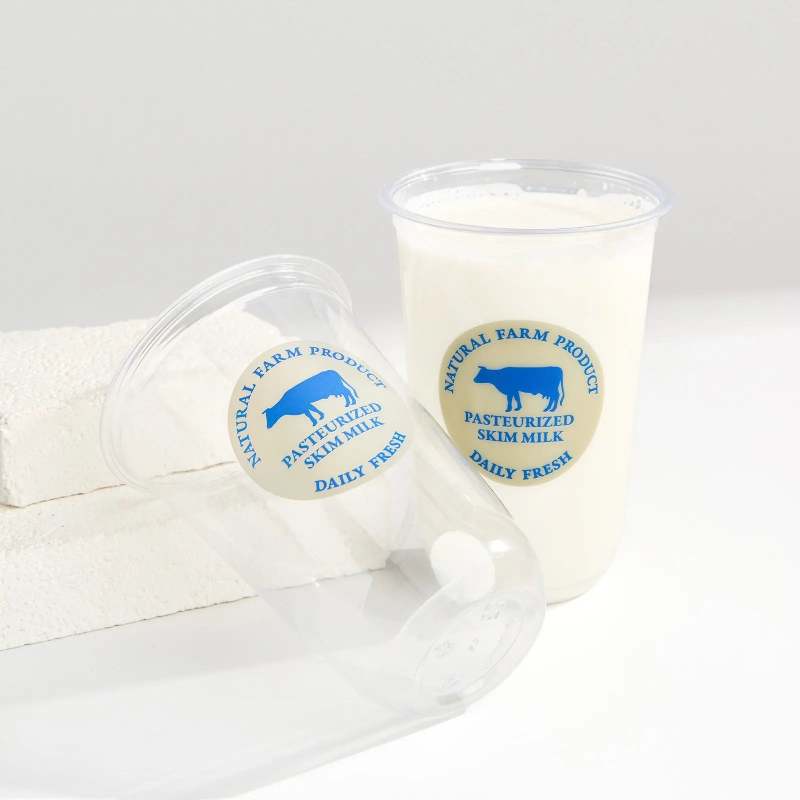 16 oz Custom Recyclable Round Bottom Plastic Cups-SPU RacetopPrint