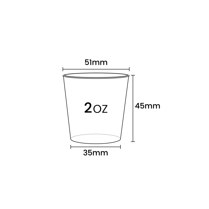 2 oz Custom Espresso Paper Cups