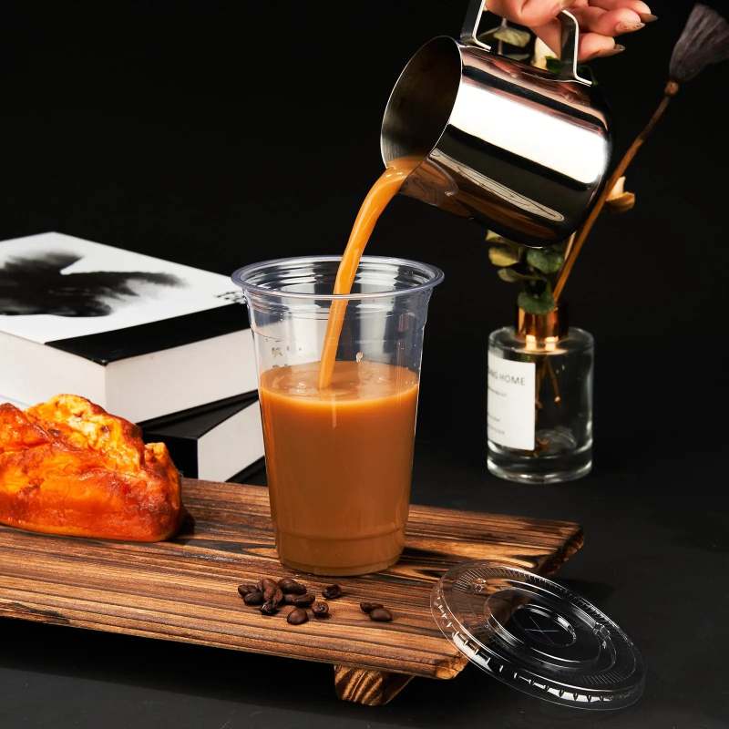 20 oz Blank Recyclable Plastic Cups-SPU RacetopPrint