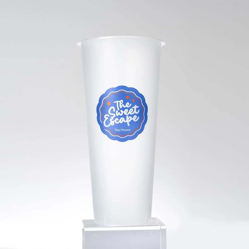 22 oz Custom Premium Recyclable PP Plastic Cups-SPU RacetopPrint