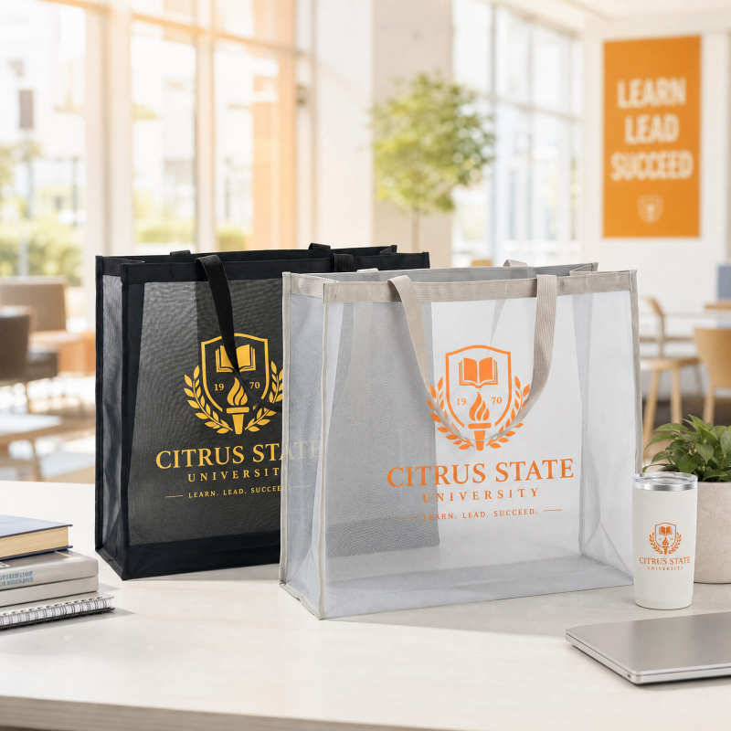 Custom Mesh Nylon Tote Bag