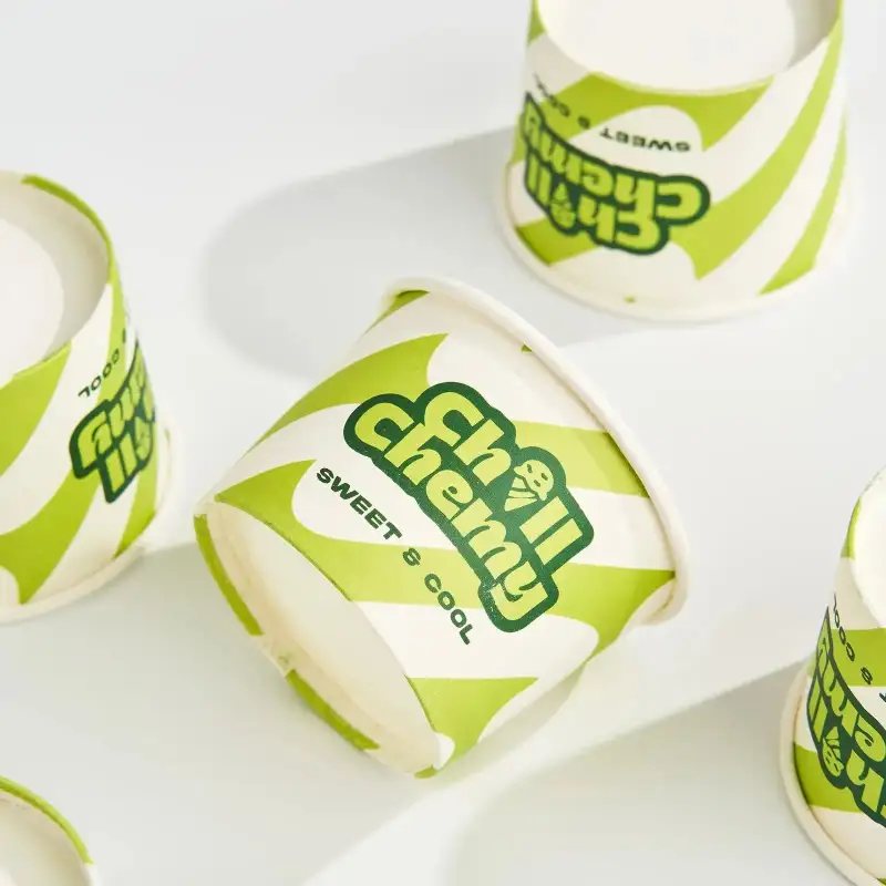 Cowea Raxe Cups 3 oz Ice Cream Cups Wholesale - Custom Yogurt Cups for Frozen Desserts ...