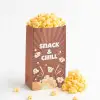 Custom Popcorn & Lunch Paper Bags-SPU RacetopPrint