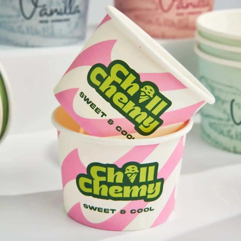 3 oz Custom Recyclable Ice Cream & Yogurt Cups RacetopPrint