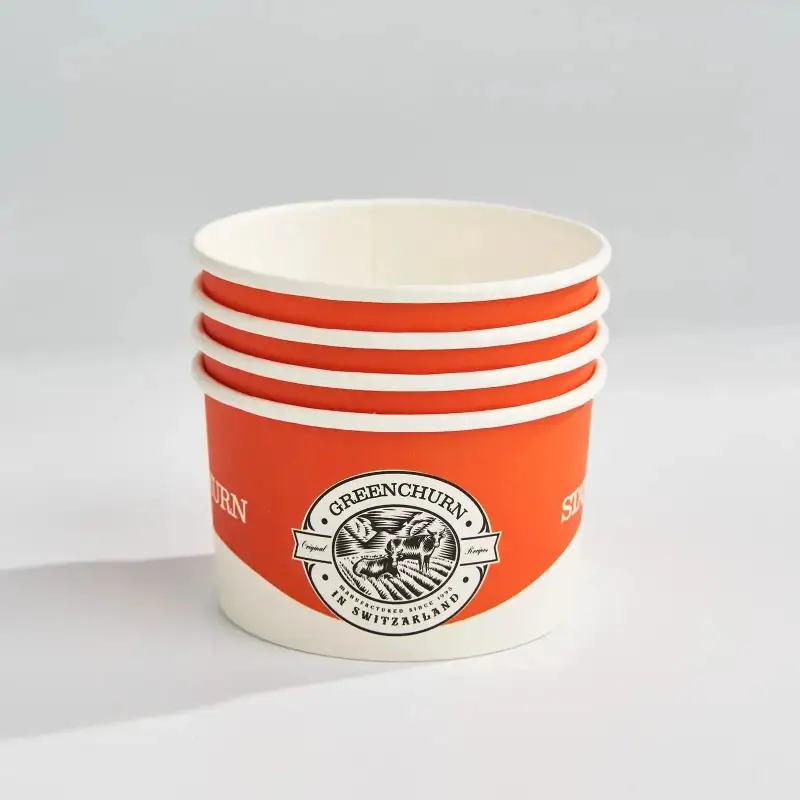 5 oz Custom Ice Cream Cups Wholesale - Recyclable Ice Cream Cups