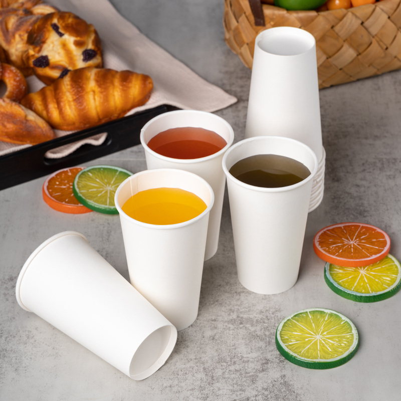 8 oz Blank Recyclable Paper Cups