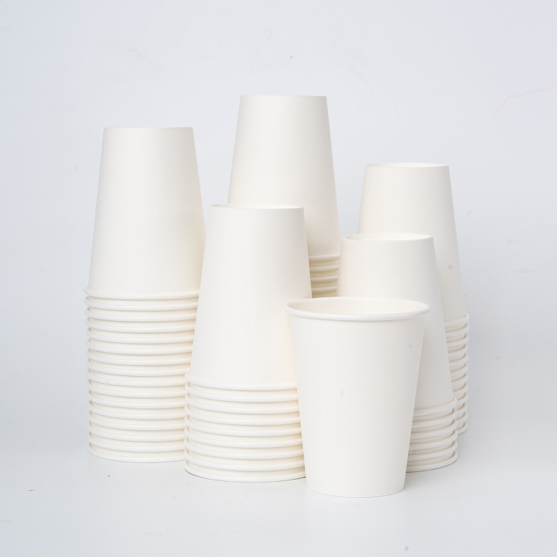 8 oz Blank Recyclable Paper Cups