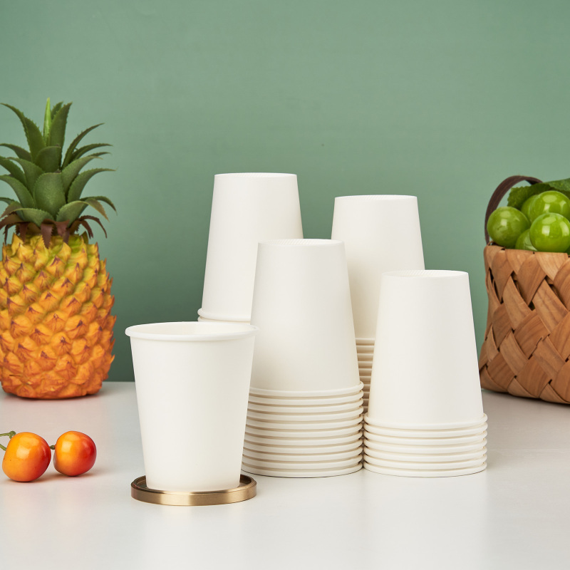 8 oz Blank Recyclable Paper Cups