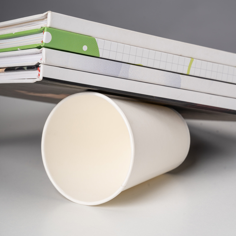8 oz Blank Recyclable Paper Cups