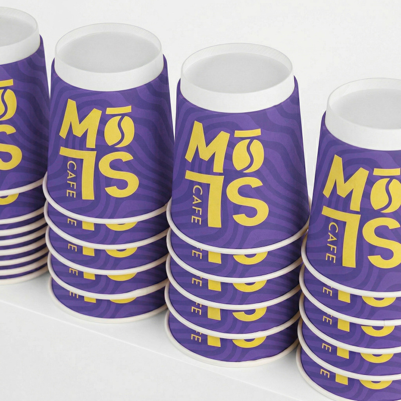 8 oz Custom Recyclable Double Wall Paper Cups