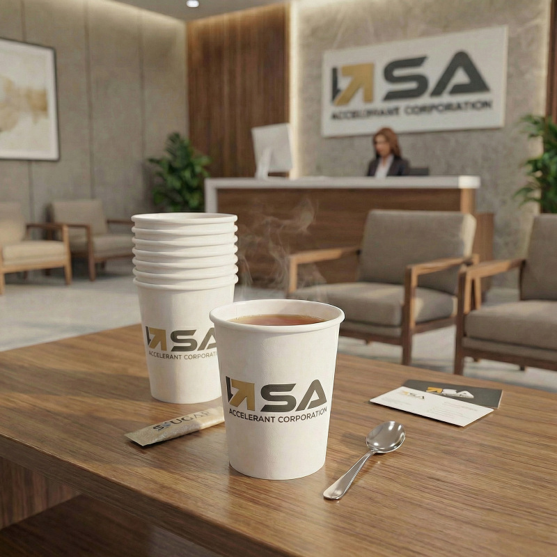 8 oz Custom Recyclable Paper Cups