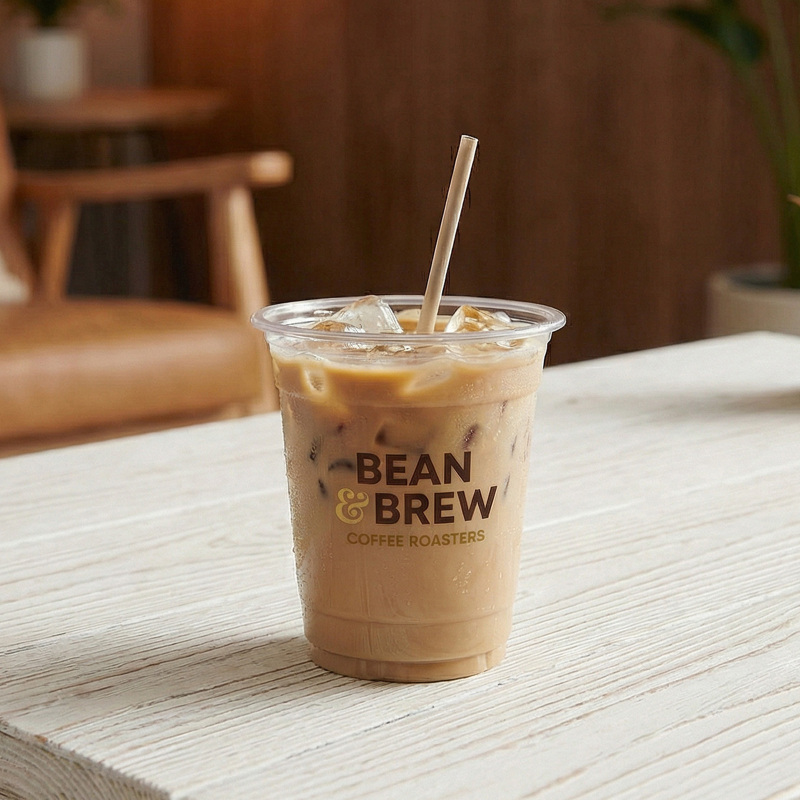 8 oz Custom Recyclable Plastic Cups
