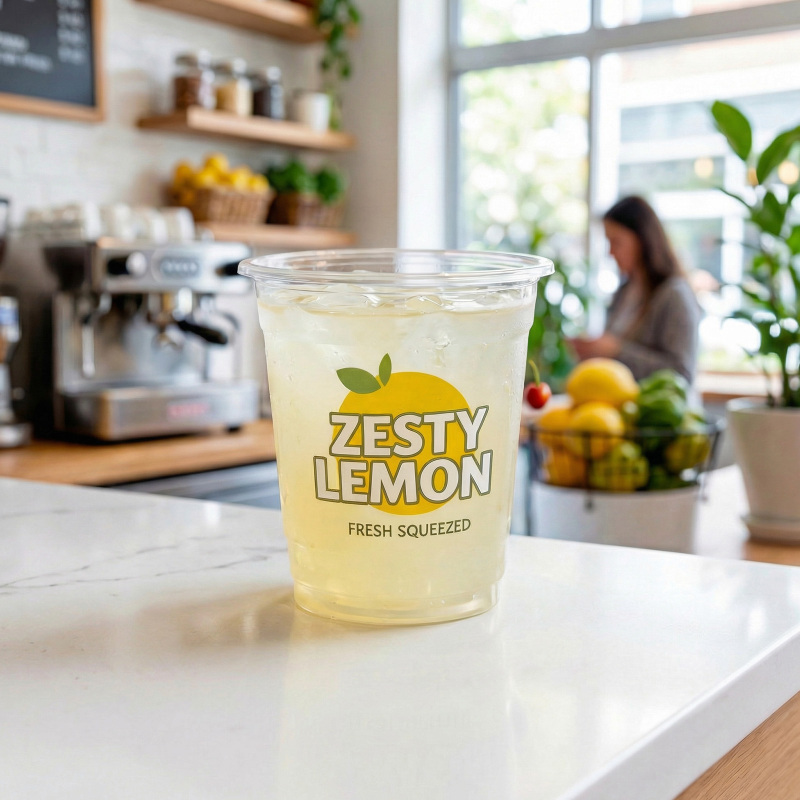 8 oz Custom Recyclable Plastic Cups