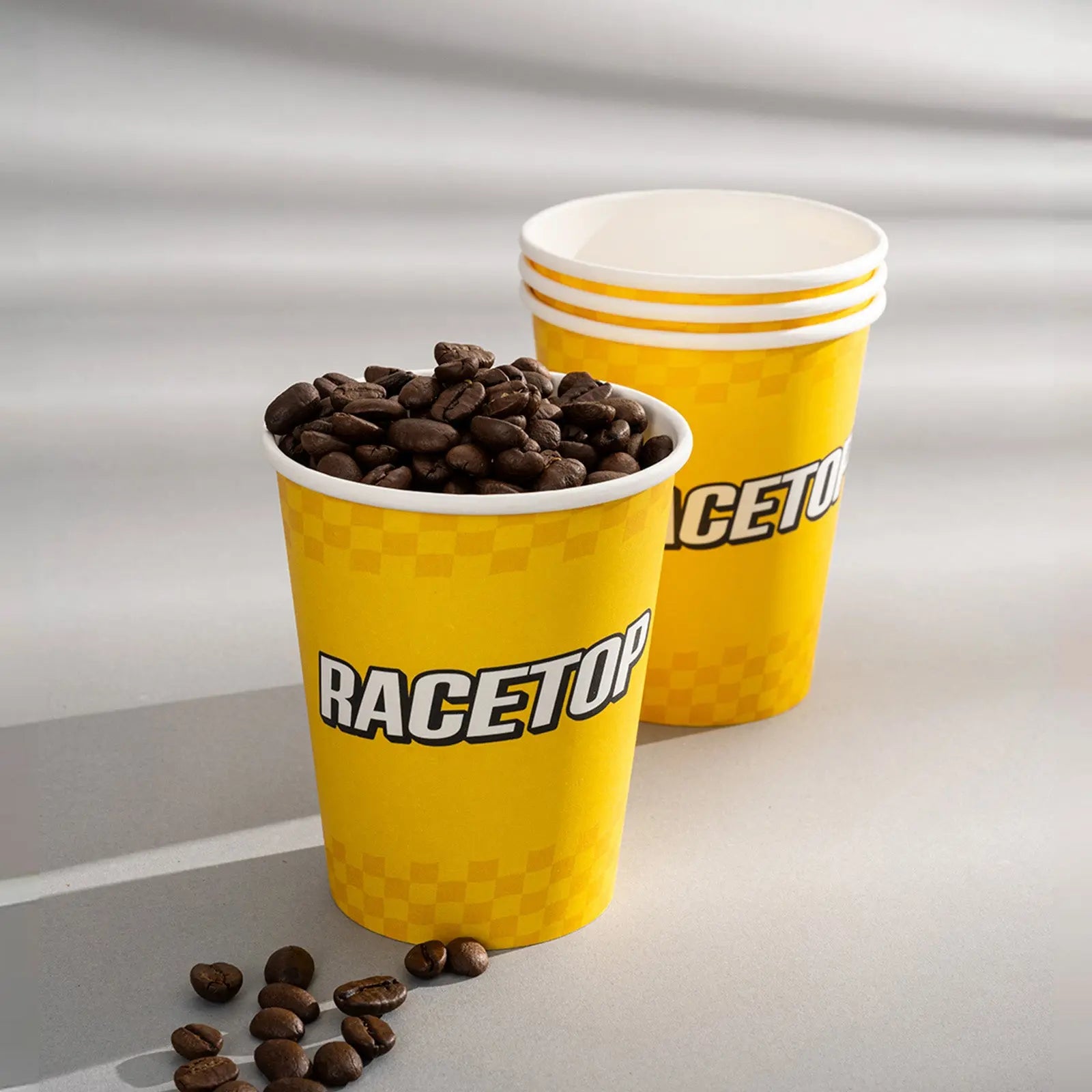 Cowea Raxe Cups 8 oz Custom Recyclable Paper Coffee Cups | RacetopPrint