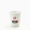 8 oz Custom Recyclable Paper Cups with Lids RacetopPrint