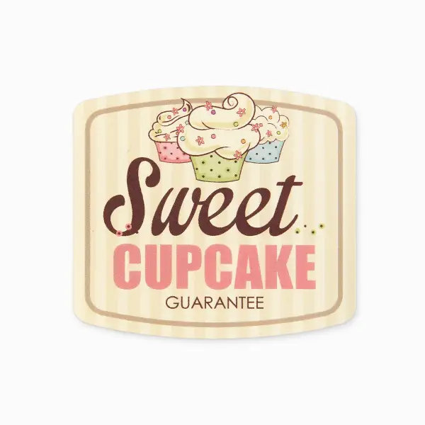 Arched Square Labels