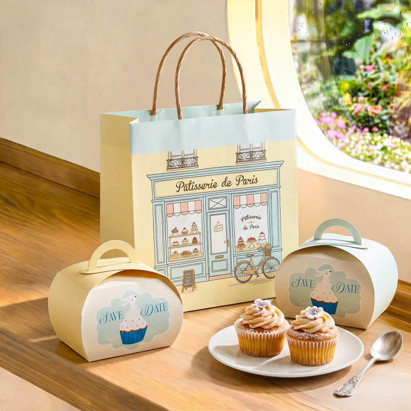 Custom Bakery Boxes with Handle-SPU