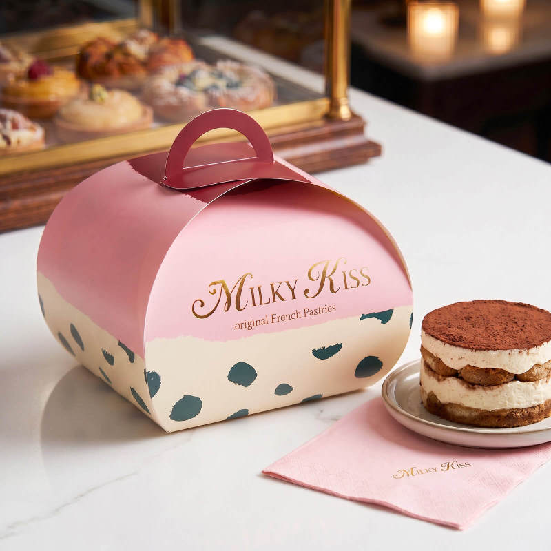 Custom Bakery Boxes with Handle-SPU