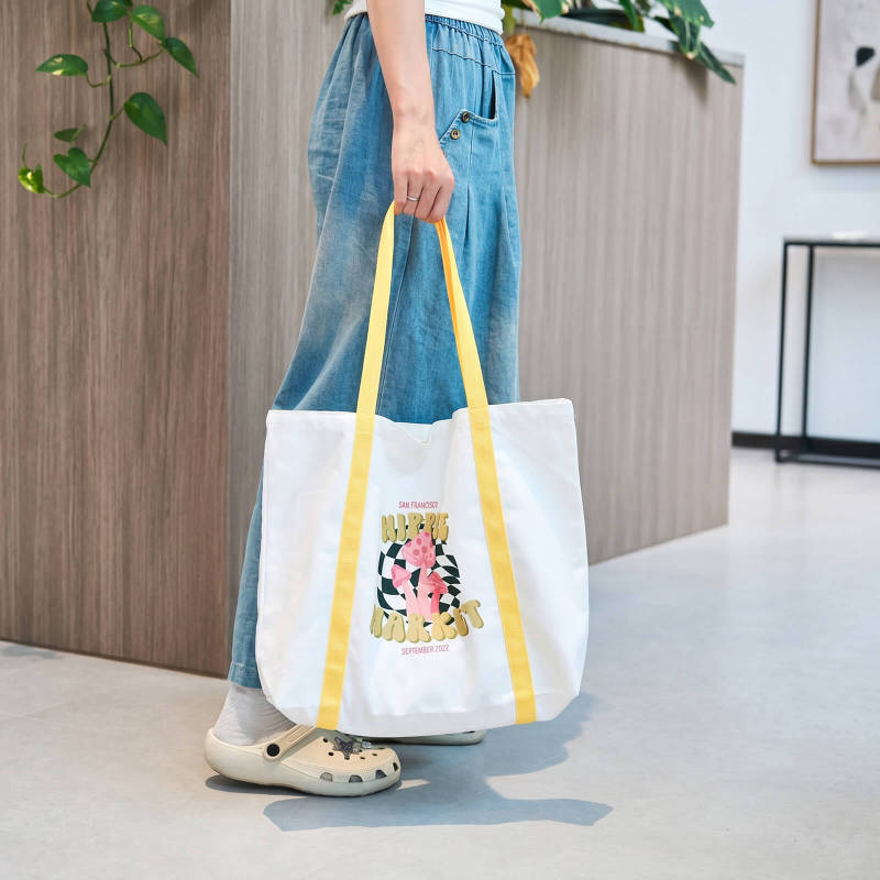 Custom Classic Two-Tone Tote Bags