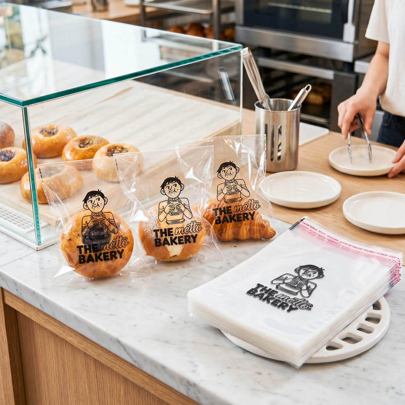 Custom Clear Plastic Bakery Bags-SPU