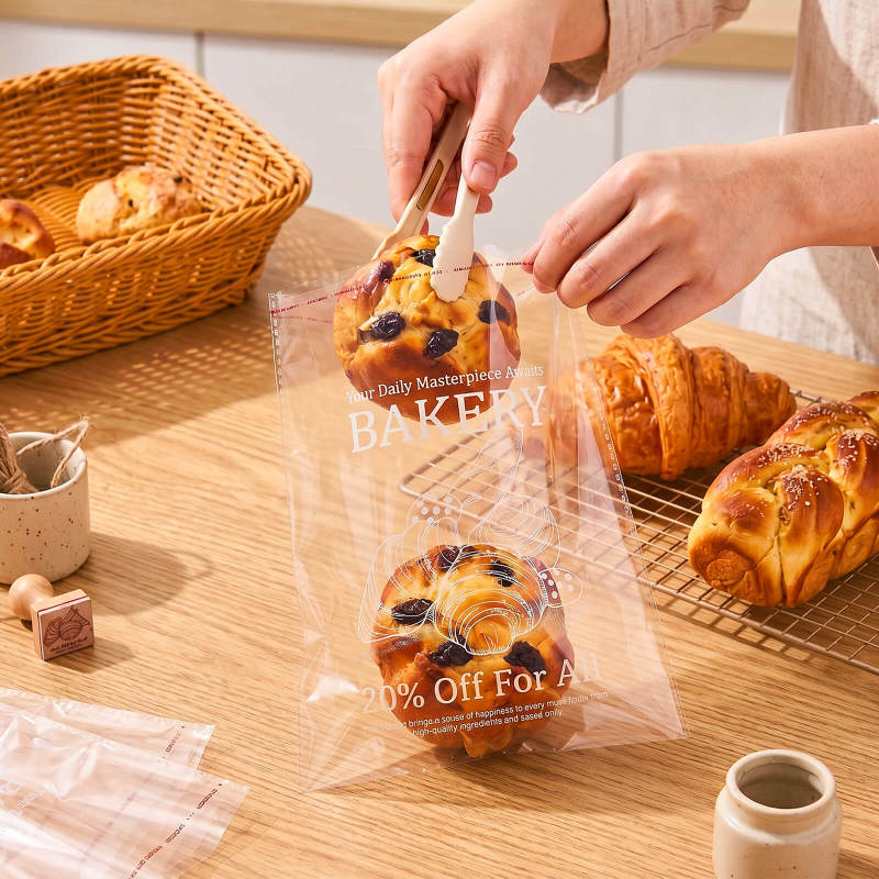 Custom Clear Plastic Bakery Bags-SPU