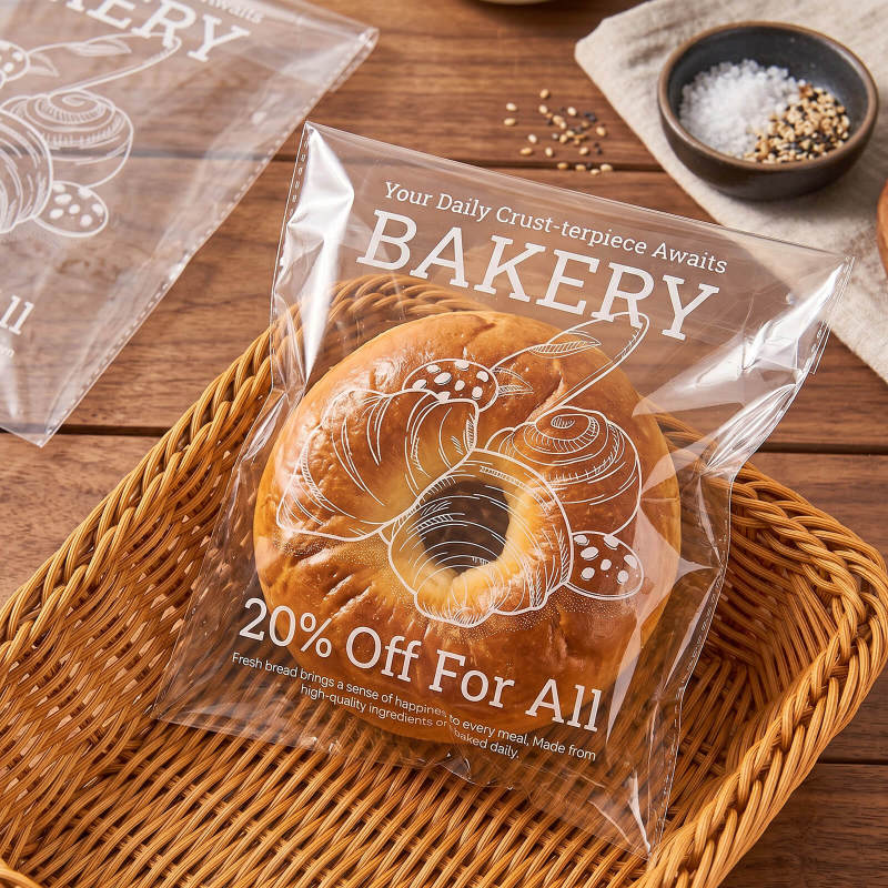 Custom Clear Plastic Bakery Bags-SPU