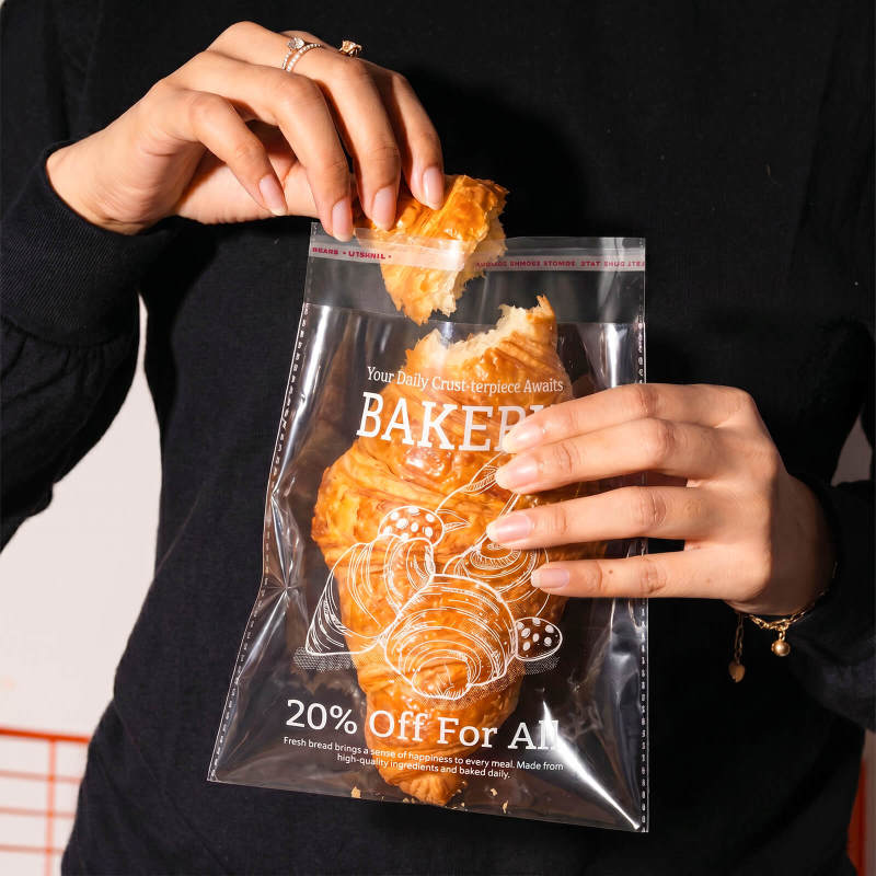 Custom Clear Plastic Bakery Bags-SPU