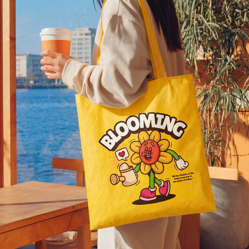 Custom Colored Tyvek Shopping Tote Bags-SPU